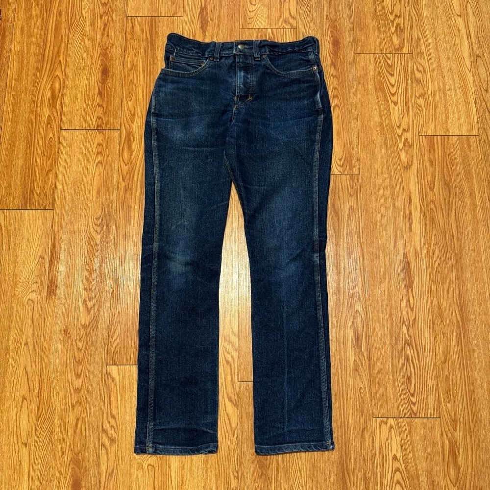 Origin Men's Jeans Fits 32x31 Raw Denim Dark Blue USA Made Workwear